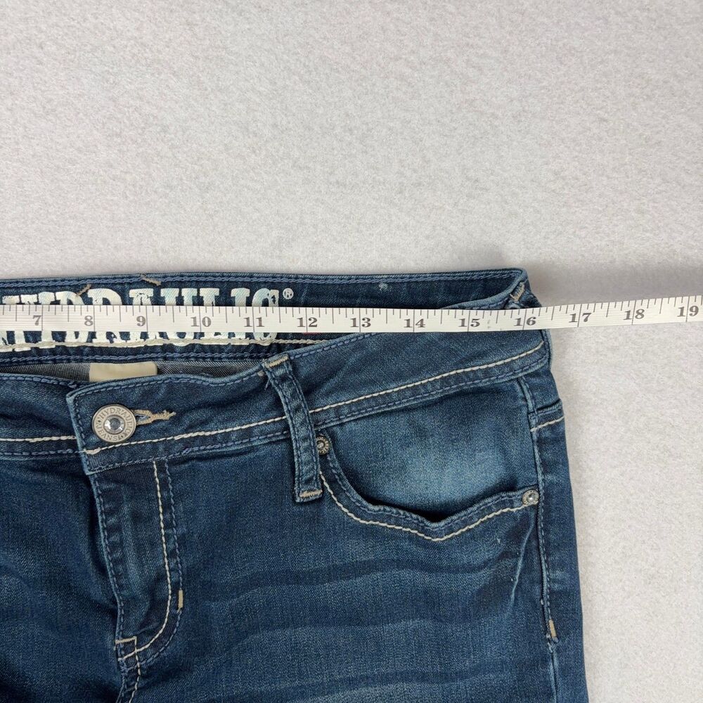 Hydraulic Lola Curvy Bootcut Jeans Juniors 13/14 Blue Denim Slim Embroidered Y2K - Picture 5 of 9